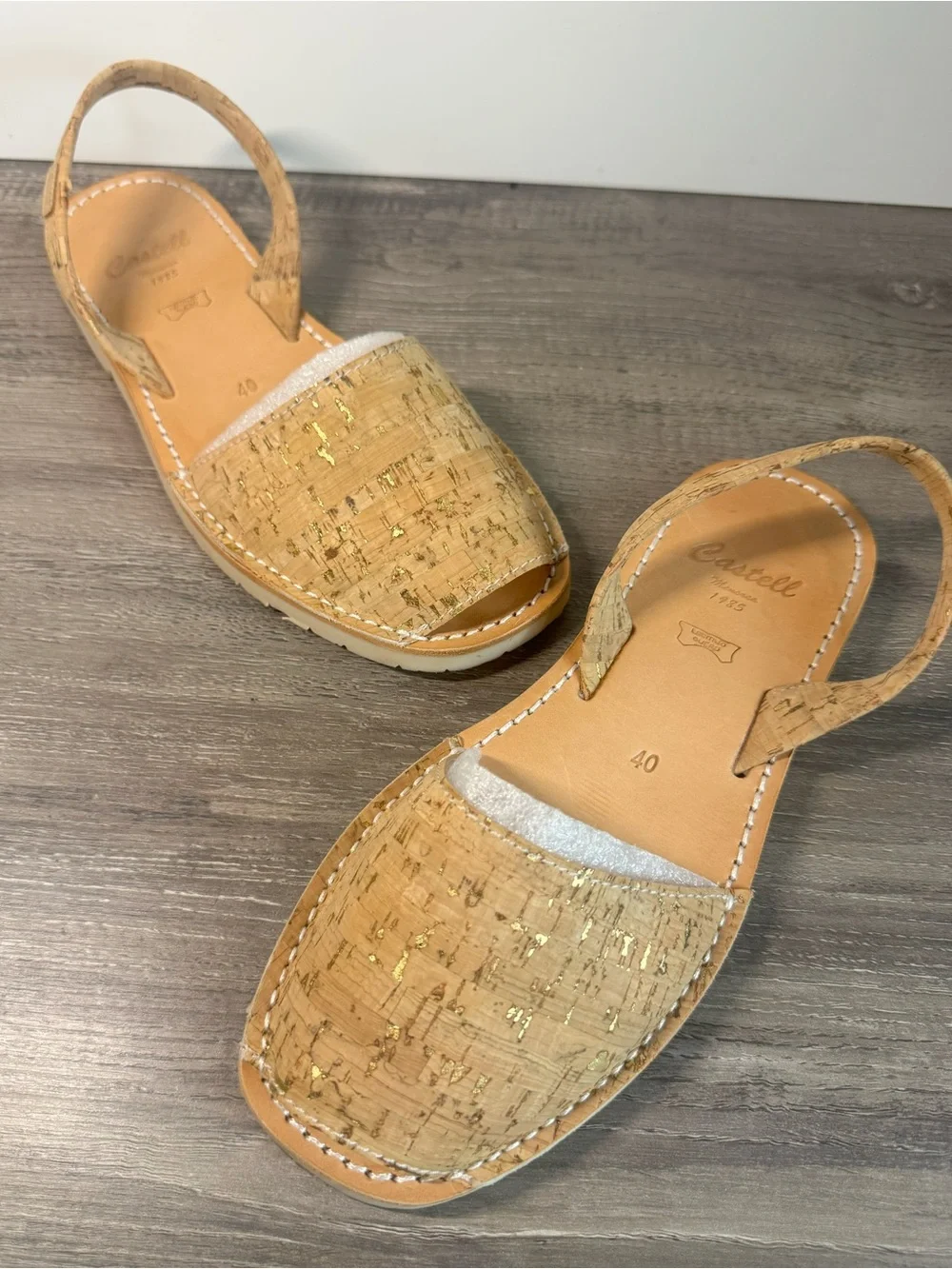 Castell Ciutadella Menorquinas Cork Sandals size 10/40 IMMACULATE $110